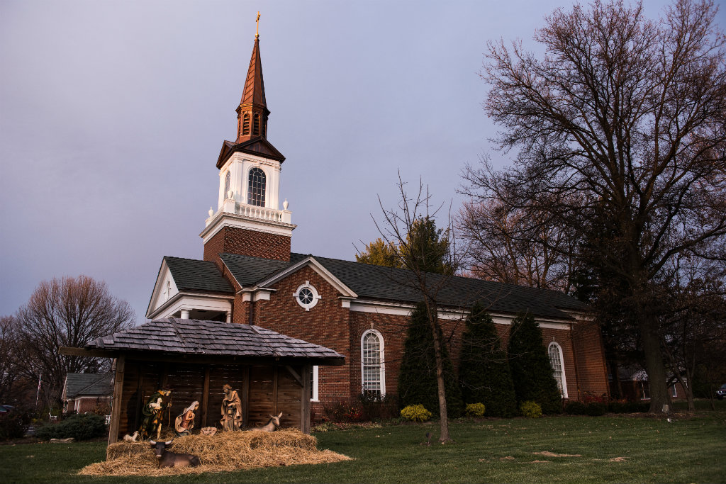 The nativity scene at Village Lutheran Church on Wednesday, Dec. 10, 2015, in Ladue, Mo. LCMS Communications/Erik M. Lunsford