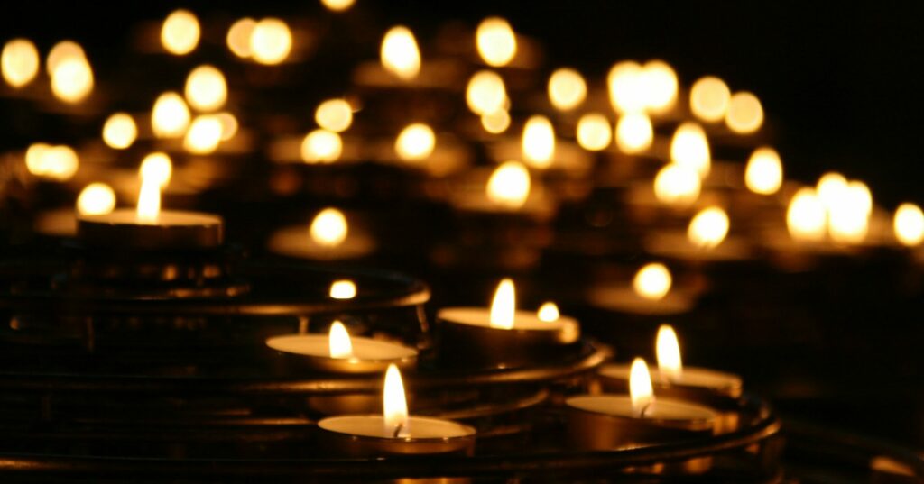 Through pinholes of light